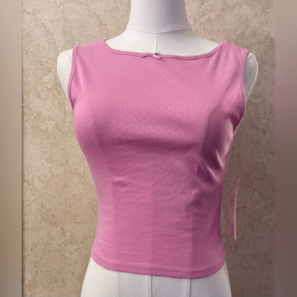 💕Heart Hips Light Pink Tank Top